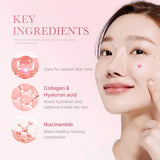 Face Moisturizer Lightweight Moisturizing Cream 5% Niacinamide for Uneven Skin Tone, Glow hydration Collagen Capsule Cream