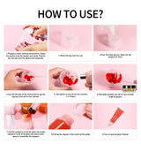 DIY Lip Gloss Making Kit Moisturizing Lip Gloss Base Diy Raw Material Tool Kit Shiny Glitter Lip Tints Glaze Handmade Cosmetic