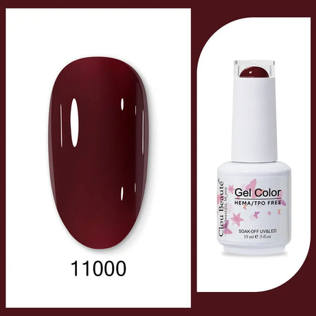 Clou Beaute 15ml HEMA TPO FREE Gel Nail Polish Bright Dark Army Green Gel Lacquer Semi Permanent Art Organic  Nail Gel Varnish
