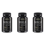 Organic Maca Root Powder Capsules 1500mg containing  Maca Root Extract,Ashwagandha,Black Pepper, Supplements for Men
