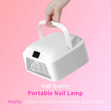 71 LEDs UV Nail Lamp Large Space Nail Dryer with Hand Pillow Smart Sensor 72 W Professional UV Lamp For Nails Manicure Pedicure