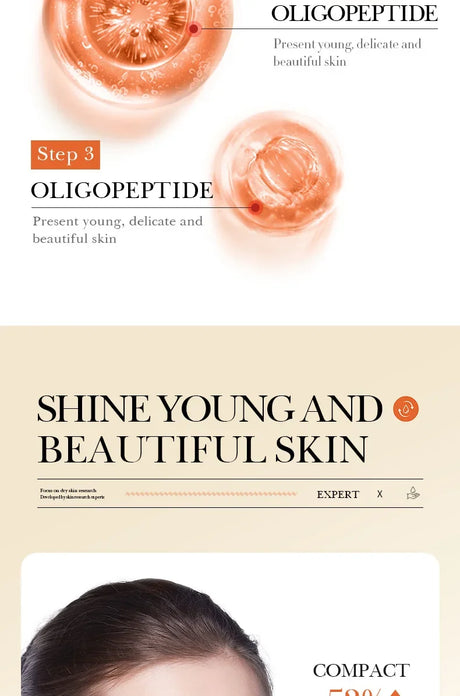 BIOAOUA Oligopeptide Face Skin Repair Freeze-dried Powder Set Sensitive Skin Moisturizing and Smoothing Hyaluronic Acid Essence