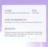 30pcs/box BIOAQUA Retinol Vitamin C Hyaluronic Acid Serum for Face Moisturizing Firming Hydrating Facial Essence Face Skin Care