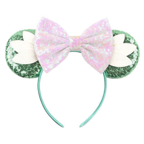 Newest Festival Party Cosplay Mouse Ears Headband 3.3" Ears Glitter Hairband Without Bow For Boys DIY Cartoon Hair Accessories