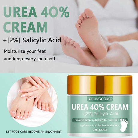 Urea 40% Foot Cream Dry Cracked Feet Heel Gentle Exfoliation Softening Skin Ultra-Hydrating Hand Foot Care Cream Stick Protuct