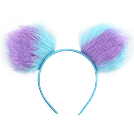 Newest Festival Party Cosplay Mouse Ears Headband 3.3" Ears Glitter Hairband Without Bow For Boys DIY Cartoon Hair Accessories