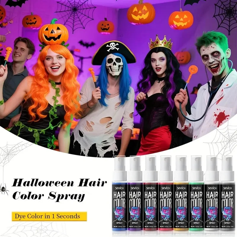 Temporary Hair Color Spray One-Time Hair Dyeing Instant Hair Salon Multi Color Hair Dye Makeup Chalk Washable DIY Party Styling