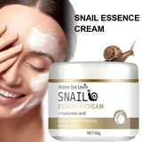 Snail Mucus Moisturizing Cream - Day and Night Cream, Containing Niacinamide, Hyaluronic Acid, and Vitamin E, Suitable for All Skin Types - Firming, Lifting, and Smoothing Skin Care, Suitable for Winter and Autumn Use