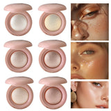 3D Face Highlighter Powder Instant Silky Baked Shimmer Illuminator Makeup Natural Glossy Brighten Contouring Glitter High Gloss
