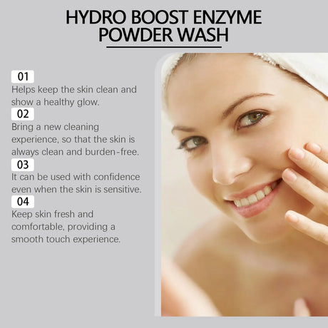 Enzyme Face Powder Wash Skin Oil Control Clean Facial Pores Remove Blackheads Pimples Refreshed Enzyme Face Cleanses Flour