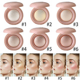 3D Face Highlighter Powder Instant Silky Baked Shimmer Illuminator Makeup Natural Glossy Brighten Contouring Glitter High Gloss