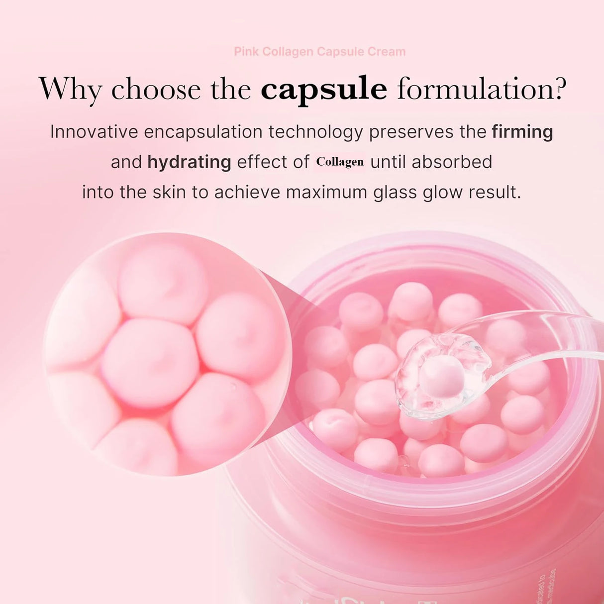 Face Moisturizer Lightweight Moisturizing Cream 5% Niacinamide for Uneven Skin Tone, Glow hydration Collagen Capsule Cream
