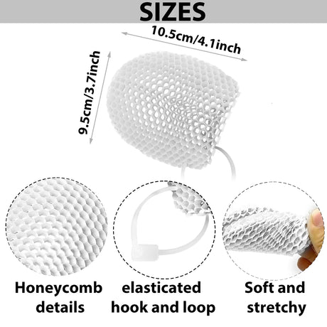 Exfoliating Bath Glove Honeycomb Body Scrubber Deep Cleansing Shower Mitt Soft Massage Sponge for Dead Skin Removal