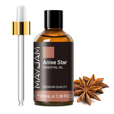 Mayjam Essential Oil 100ml Citronella Cinnamon Cedarwood Vetiver Cajeput Fennel Sage Aromatherapy Oil for Diffuser Humidifier
