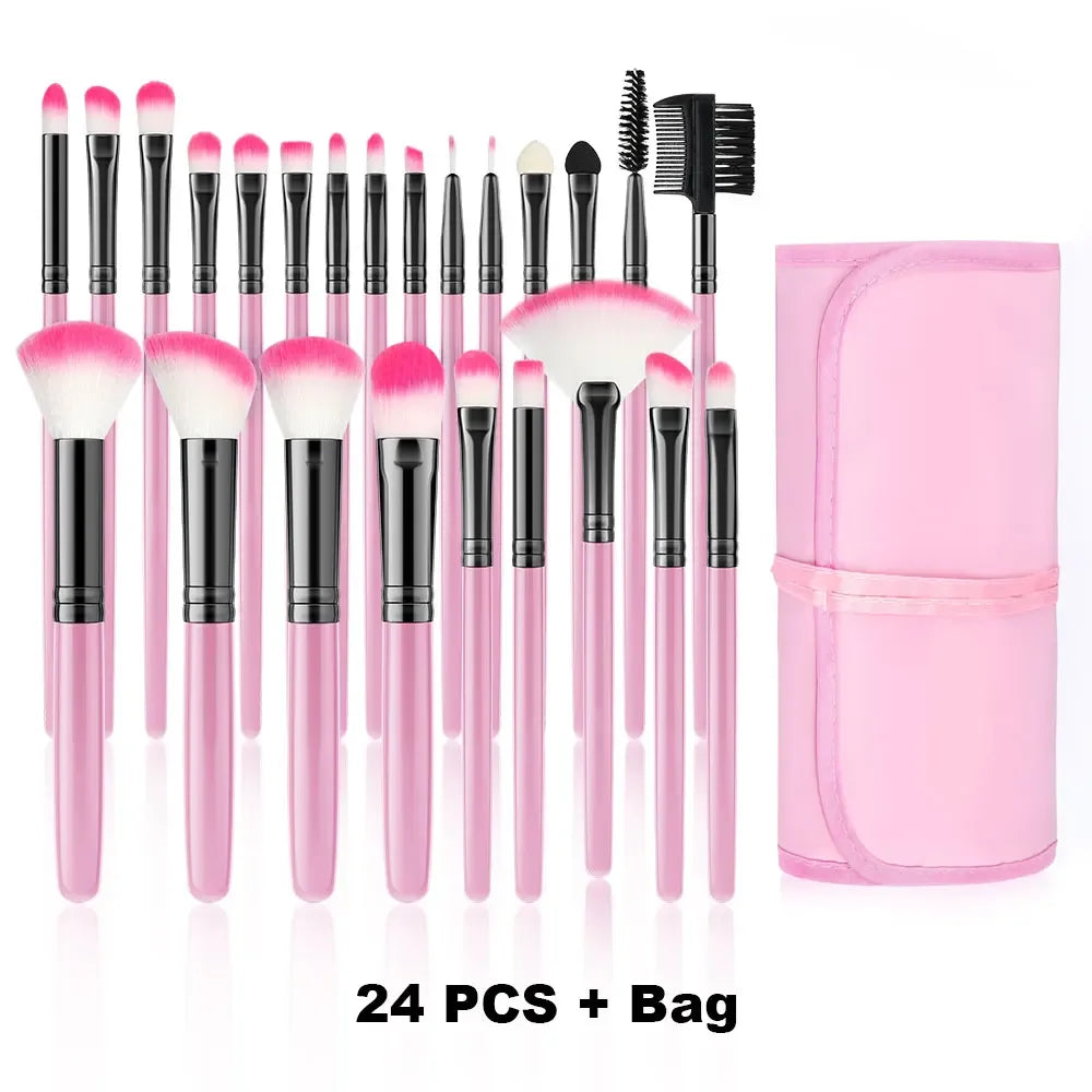 10-32PCS Makeup Brush Set Soft Fluffy Powder Foundation Contour Blush Concealer Eye Shadow Blending Makeup Kit Women Beauty Tool