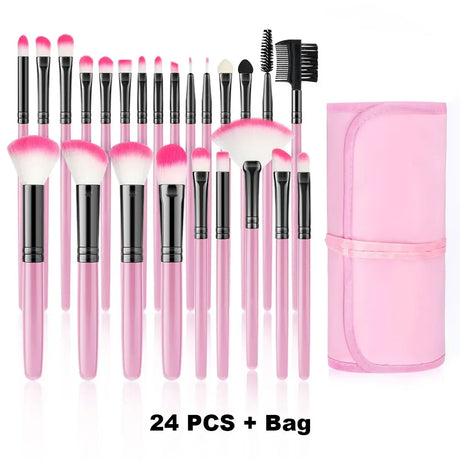 10-32PCS Makeup Brush Set Soft Fluffy Powder Foundation Contour Blush Concealer Eye Shadow Blending Makeup Kit Women Beauty Tool