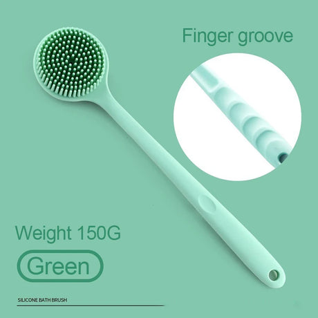 Silicone Shower Brush Body Exfoliating Dry Brushing Bathroom Back Bath Brush for Shower Brush for The Back
