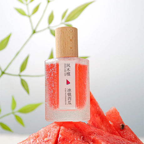 Natural Fruity Unisex Perfume Sweet Watermelon Peach Fragrance Eau De Toilette Fresh Charming Refreshing Women Scent Body Spray