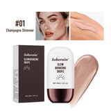 Glow Bronzing Drops Face Peptide Serums Liquid Bronzer Cream Hydrating Makeup For An Everyday Radiant Glow Summer Glow