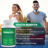 Prebiotics Probiotics & Digestive Enzymes Capsules, Support Gut Care Gastrointestinal Health, Gentle Digestion & Immune Wellness