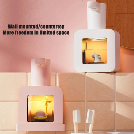 New Automatic Soap Dispenser Cute Pet Contact Free Hand Sanitizer USB Charging 400ml Liquid Dispensers Wash Handtizer Personal