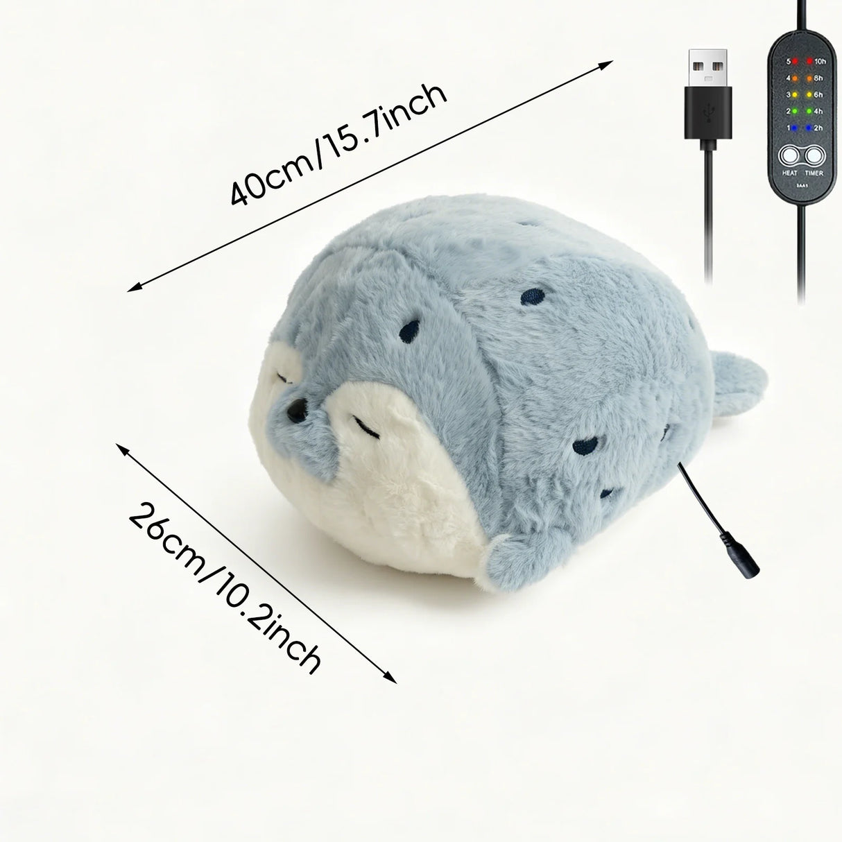 Electric Heating Pad for Period Cramps Plush USB Powered Menstrual Heating Pad Neck Shoulder Pain Relief Gift for Women Wife