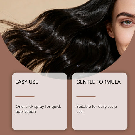Biotin Caffeine Hair Serum Spray Deep Hydrating Nourishment Strengthen Hair Roots Reduce Hair Loss Smoothing Shiny Hair Care