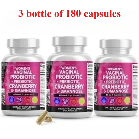 Women Probiotic Capsules with Prebiotics & D-Mannose Nutritional Dietary Supplements and  Daily Wellness Support 60count