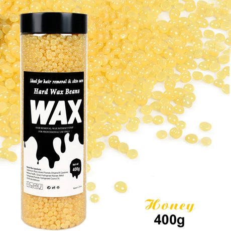 200g/400g Canning Hard Wax Beans For Men And Women Body Hair Removal Depilatory Wax For Wax Heater Kit For Wax Heater Machine