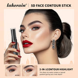 Dual Head Contour Highlighter Stick Sculpt V Face Nose Shadow Concealer Waterproof Long Lasting Smooth Blending Facial Makeup Cosmetics