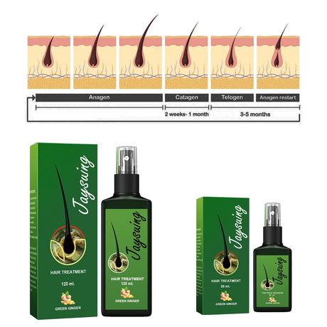 Hair Care Spray Ginger Massage Scalp Improve Dry Damaged Serum Smooth Nourish Repair Roots Anti Hair Loss Essence For Men Women