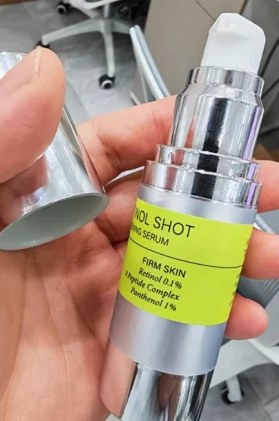 Korean Vita A Retinol Firming Serum Eye Cream Set Tightening Booster Deeply Moisturizing Pore Shrink Dark Circles Repair Serum