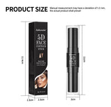 Dual Head Contour Highlighter Stick Sculpt V Face Nose Shadow Concealer Waterproof Long Lasting Smooth Blending Facial Makeup Cosmetics