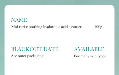 BIOAQUA Hyaluronic Acid Facial Cleanser Moisturizing Face Wash Foam Anti-aging Face Cleanser Facial Skin Care Products