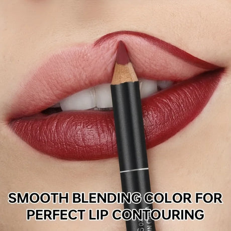 PUDAIER 6 Color Lip Liner, Waterproof Longwear Matte, Transfer-Proof No Smudge, Smooth Glide Lip Contour Pencils