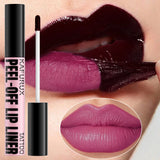 7 Colors Waterproof Peel Off Lip Stain Reveal Long Lasting Pink Red Lip Tint Transfer Proof Natural Lip Glaze Makeup Gifts