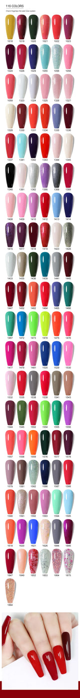 Clou Beaute Grey Color Nail Gel Polish Full Coverage Nail Polish Dark Red Gel Lacquer Varnish Vernis Semi Permanent Nail Art