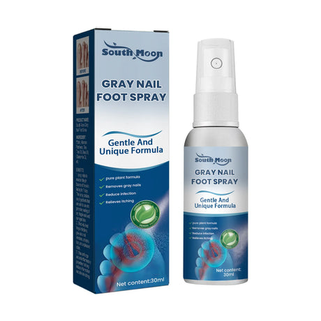 South Moon Foot Spray Anti Smell Remove Toenail Fungal Paronychia Onychomycosis Care Deodorant Antiperspirant Nail Repair Spray