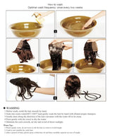 Synthetic wig high temperature fiber long curly hair with bangs soft hair wigs for women