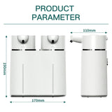 Double-Head Touchless Foam/Gel Infrared Induction Electric Automatic Senor Soap Dispenser Wall-Mounted Hand Washing Pump Machine