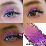 CHARMACY Multichrome Eyeshadow Pen Double Head Multichrome Eye Shadow Glitter for Eyes Waterproof Professional Maquillaje