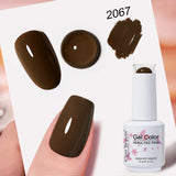 Clou Beaute Grey Color Nail Gel Polish Full Coverage Nail Polish Dark Red Gel Lacquer Varnish Vernis Semi Permanent Nail Art