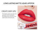 HANDAIYAN 1/6 PCS Lipstick Set Make-up for Women Non Stick Cup Waterproof Long Lasting Cosmetics Korean Makeup Matte Lipstick