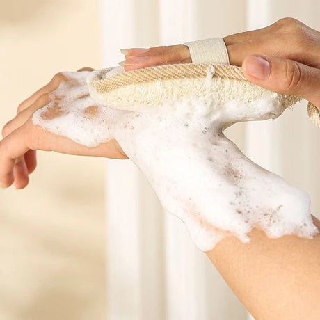 Natural Loofah Sponge Soft Bath Sponges Exfoliating Skin Health Cleaning Tool Bath Shower Brushes Unisex Foam Loofah Bath Brushe