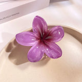 2026 New Vacation Egg Flower Hair Clips Hawaii Beach Claws Bohemian Hairpin for Girls Dopamine Y2k Hair Accessory