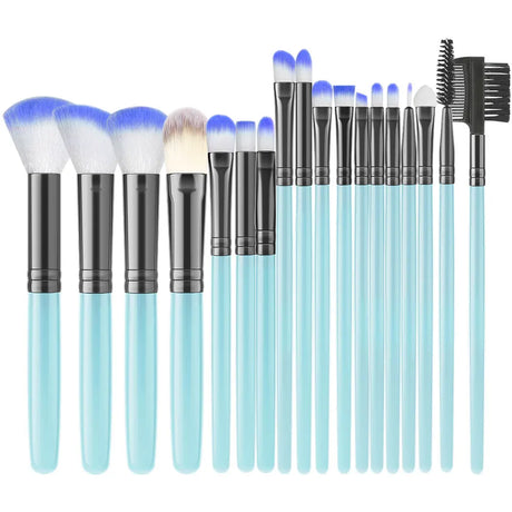 18PCS Women's Makeup Brushes Set - Eye Shadow Foundation Blush Cosmetic Brushes Soft Make up Tools with Storage Bag
