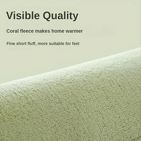 Thickened Special-shaped Absorbent Bathroom Floor Mat Flannel Toilet Mat Shower Room Non-slip and Dirt-resistant Foot Mat