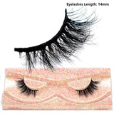 Half Lashes Mink Eyelashes Fluffy Soft False Eyelashes Wispy Cross Mink Eye Lashes Natural Short Mink Eyelash Extension Makeup