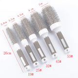 6 Size Hair Brush Nano Hairbrush Thermal  Round Barrel Comb Hairdressing Hair Salon Styling Drying Curling Blow Dry Hair Brush