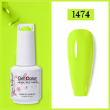 Clou Beaute Gel Nail Polish Neon Brown Royal Blue Red Green Pastal Nude Nail Art Varnishes Gel Lacquer HEMA/TPO FREE UV Gel Nail